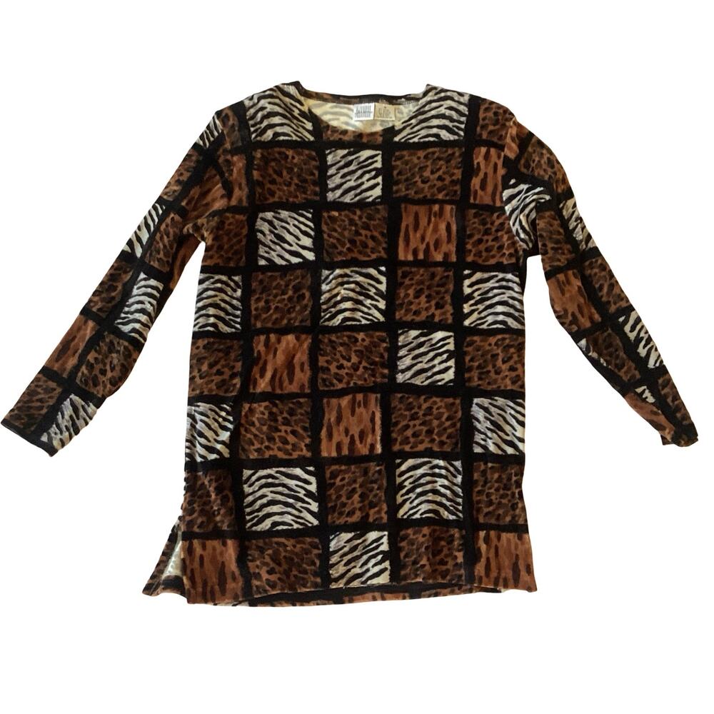 Jason Maxwell Mixed Pattern Tunic - Picture 3 of 6